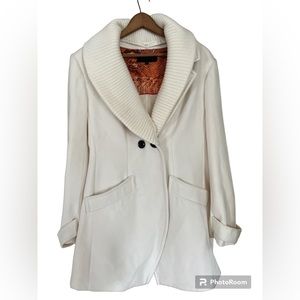 Steve Madden Creamy White Peacoat